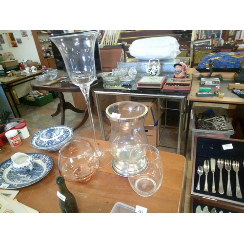 266 - Lot of Crystal & Glass