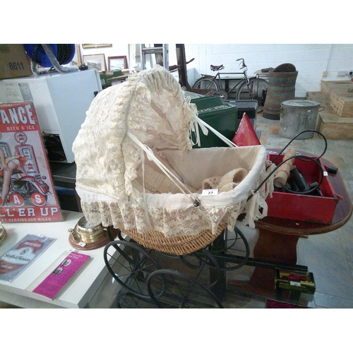 27 - Vintage Dolls Pram