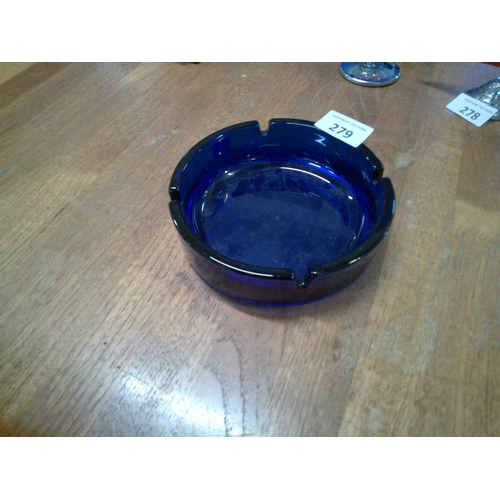 279 - Vintage Glass Ashtray