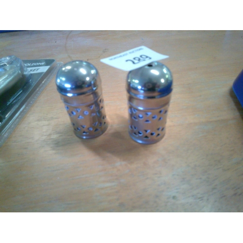 289 - Apex EPNS Salt & Pepper Shakers