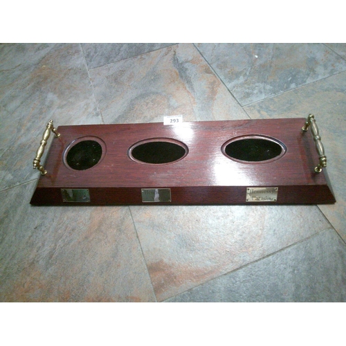 293 - Hennessey Bottle Display Tray (21