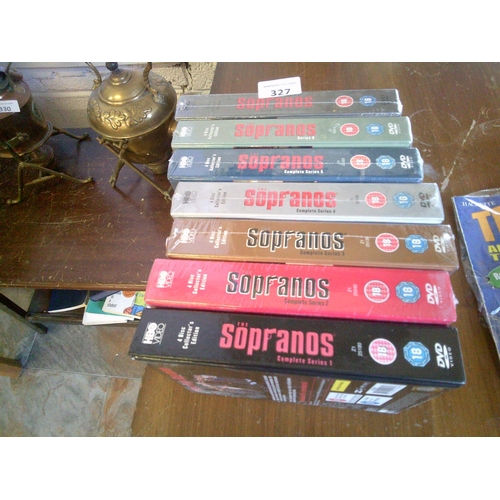 327 - Lot of 7 Soprano DVD Boxsets