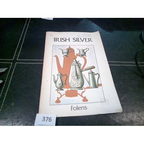 376 - Book on Irish Silver by Folens