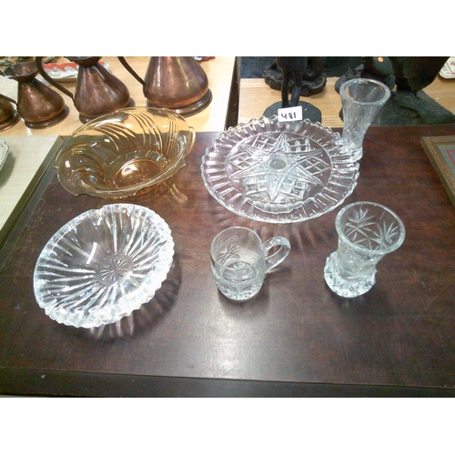 481 - Lot of Crystal & Glass