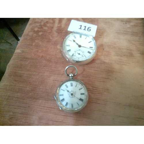 116 - 2 Vintage Ladies & Gents Pocket Watches