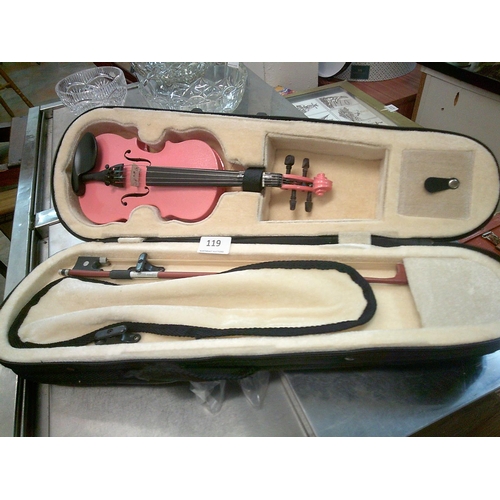 119 - Kids Learner Violin with Bow