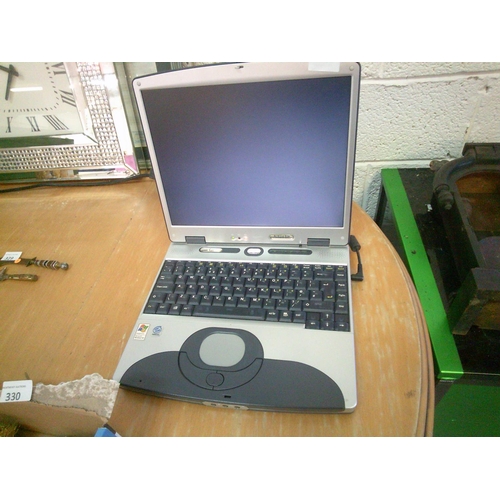 324 - Packard Dell Laptop (powering up)