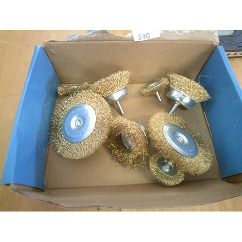 330 - 8 New Wire Brush Heads