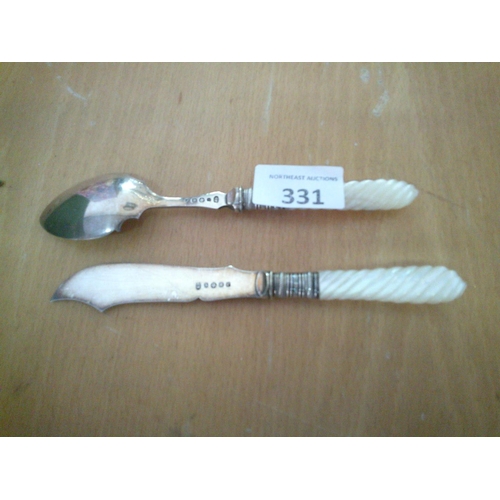 331 - Silver Hallmarked Cutlery