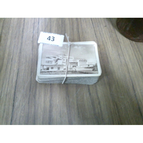 43 - Pack of Playing Cards Depicting Dublin Airport at Collinstown 1930s