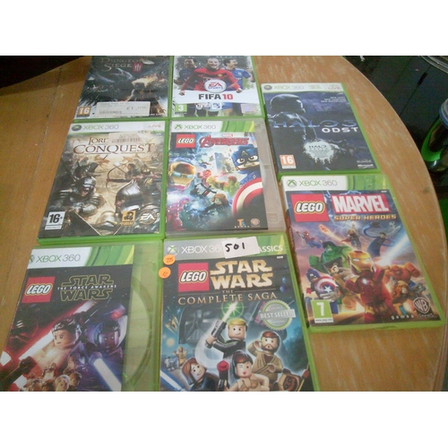 501 - Lot of Xbox Games