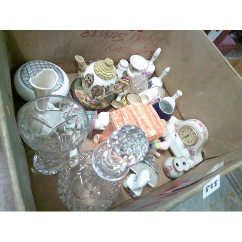 525 - Box of Ceramics etc.. (collection only)