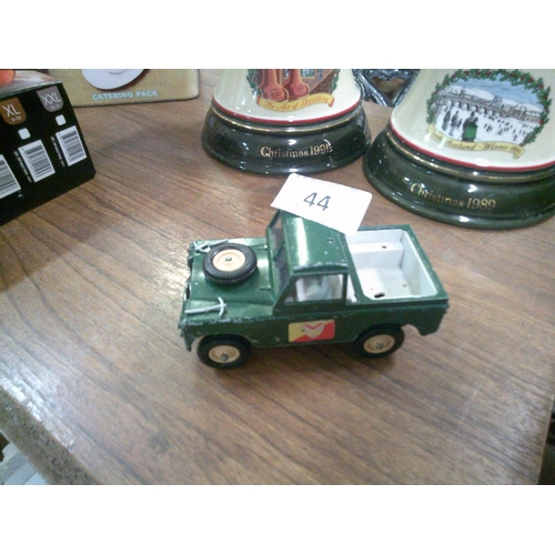 44 - Britains 1975 Short Wheel Base Army Landrover