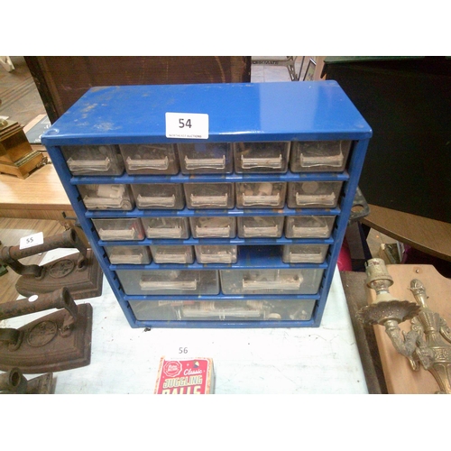 54 - 23 Drawer Screw Tidy with Contents