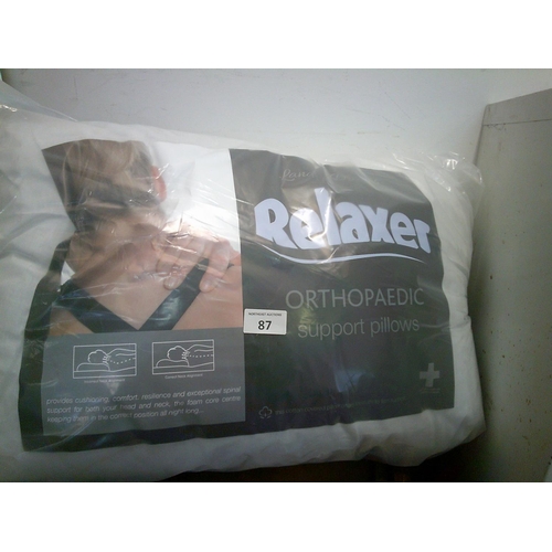 87 - Set of Orthopaedic Pillows