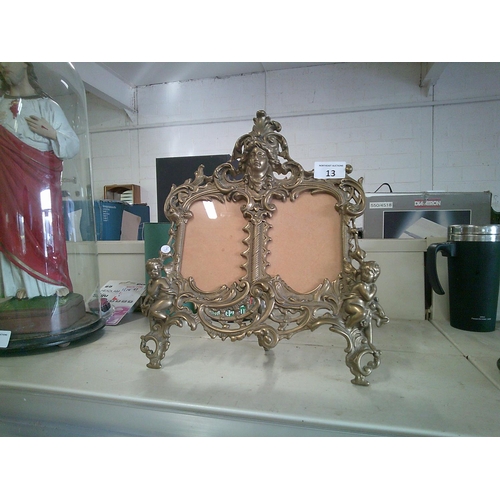 13 - Heavy Brass Photoframe