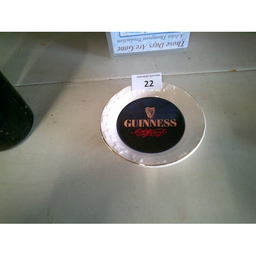 22 - Carrigdhoun Pottery Guinness Advertising Plate (rare)