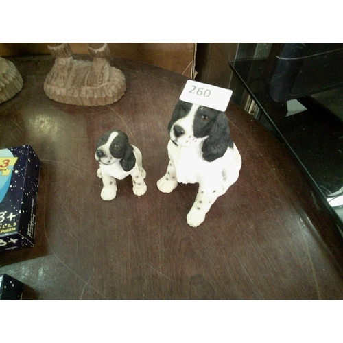 260 - 2 Collectable Dogs