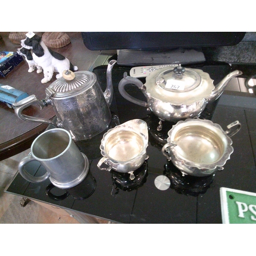 267 - Lot of Silver Plate