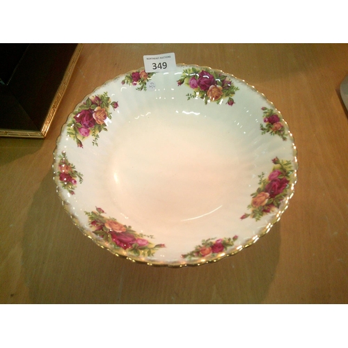 349 - Old Country Rose Salad Dish