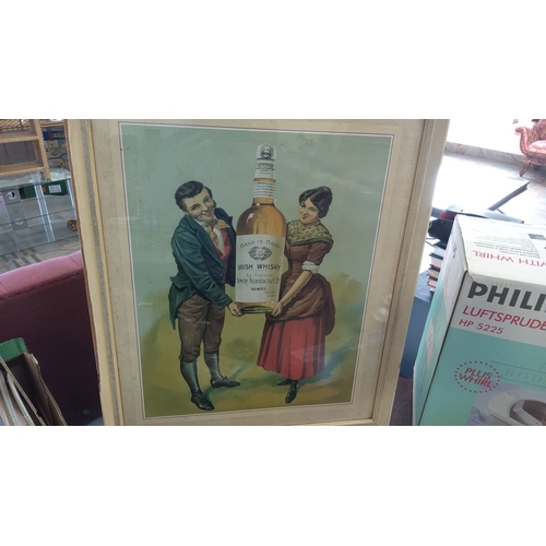 196 - Original framed advertisement 