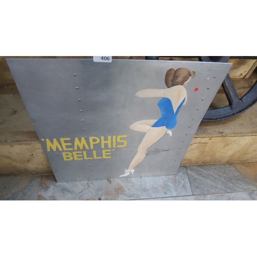 406 - Memphis Belle Metal Panel