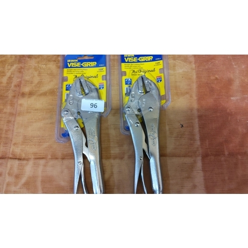 96 - Pair of Irwin Vise-Grip 10R Locking Pliers, new in packaging.