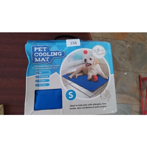 156 - Chill Paws Pet Cooling Mat, Size S. Non-toxic, no water or electricity required.