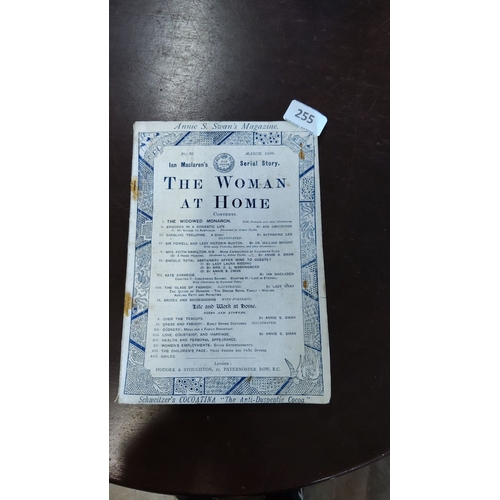 255 - The product is the March 1896 issue, No. 30, of Annie S. Swan's Magazine, 