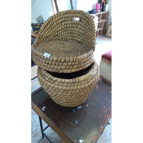 282 - Woven Laundry Basket