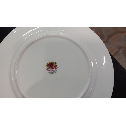 42 - Set of 6 Royal Albert bone china salad plates. Features the 