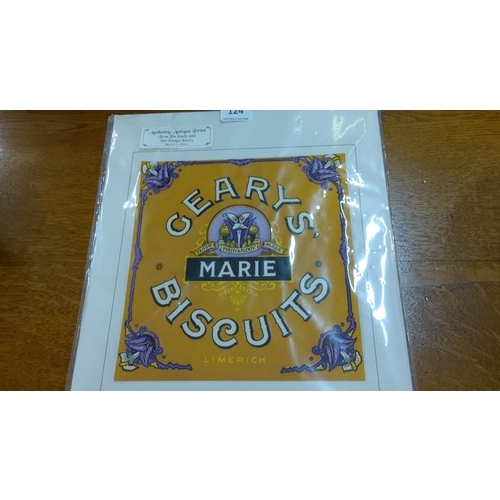 124 - Early 1900s Gears Marie Biscuits print from The Nostalgia Factory. Authentically antique, vividly co... 