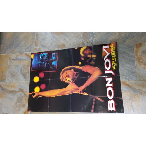 149 - 1993 Bon Jovi and Billy Idol concert poster from the 