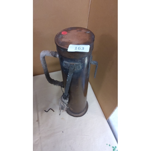 163 - Trench Art Bottle Holder.Likely early 20th century.