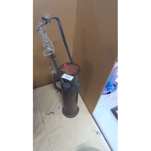 163 - Trench Art Bottle Holder.Likely early 20th century.