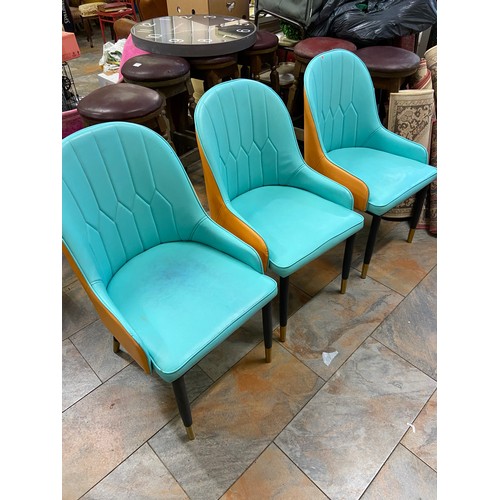 308A - 3 mid century dining chairs