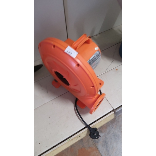 140 - Orange electric air blower, model T40, electrically operated at 220-240V, 50Hz, 200-230W.