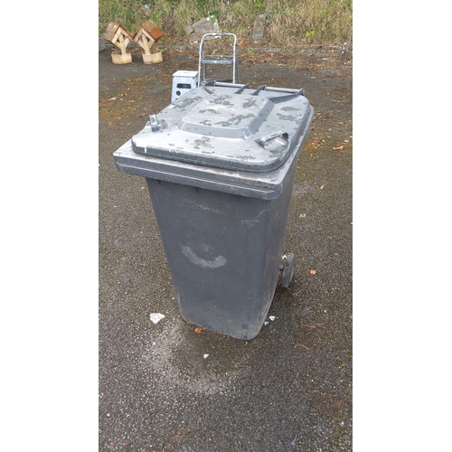 396 - Black Plastic Bin