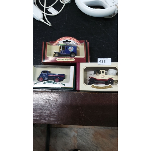 435 - Set of three die-cast models in original boxes: Days Gone Limited Edition, LNER truck, and Oxford Di... 