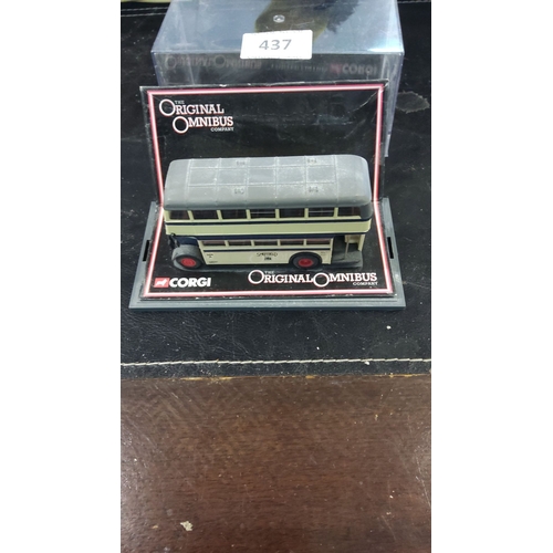 437 - Corgi The Original Omnibus Company model of a Sheffield double-decker bus, boxed.