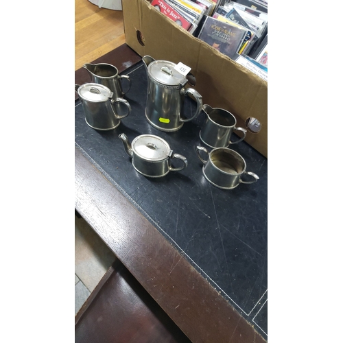 426 - Vintage silver-plated tea set items