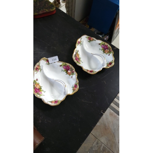 156 - Pair of Royal Albert 