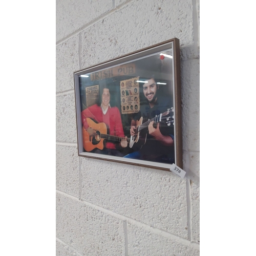 378 - Framed Republican photograph (Approximately 18 x 12inches)