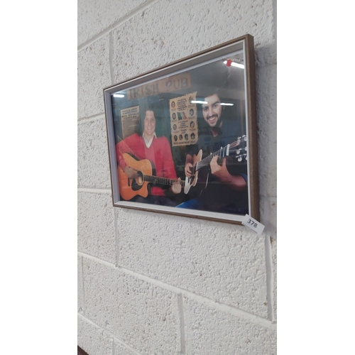 378 - Framed Republican photograph (Approximately 18 x 12inches)