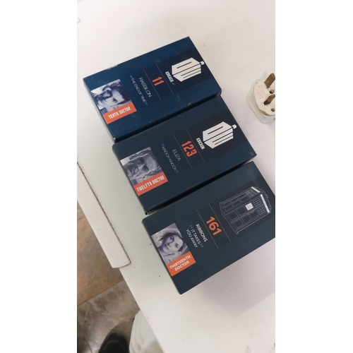 393 - Includes Tenth, Twelfth, and Thirteenth Doctor Who characters in original packaging. Official BBC me... 