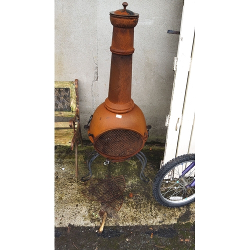 399 - Outdoor patio chiminea