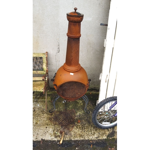 399 - Outdoor patio chiminea