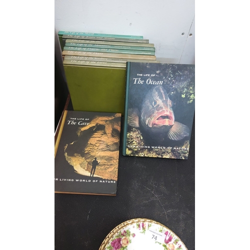 73 - Set of ten natural history books from the 