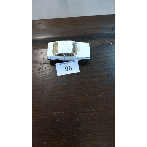 96 - 1978 Matchbox Superfast Ford Escort RS2000 model car, die-cast, made in England by Lesney Products.