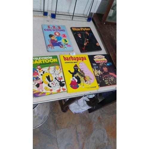 387 - Collection of five annual books titled 
